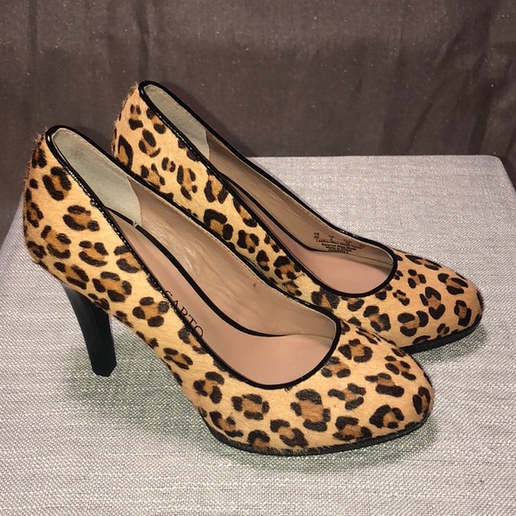 franco sarto leopard print heels